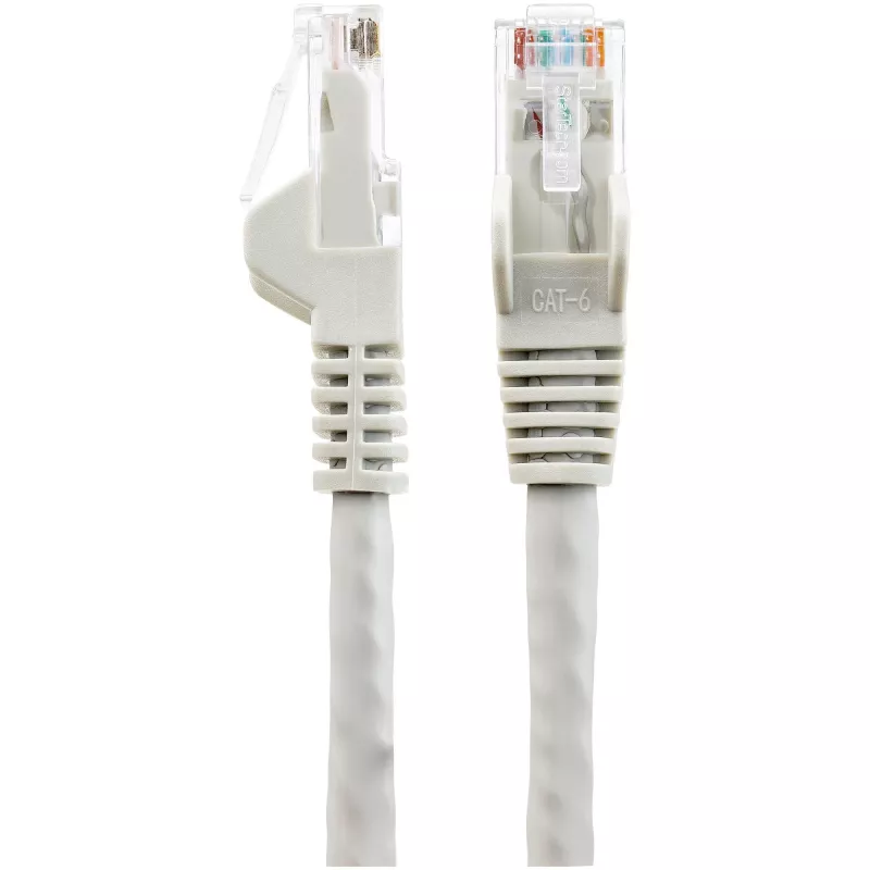 StarTech.com N6LPATCH1MGR sieťový kábel Ethernet CAT6 1 m, LSZH, 10 Gigabit, 650 MHz, 100 W PoE, RJ45 UTP, bez háčikov, overený ETL, 24AWG, sivý