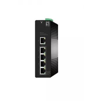 Managed Switch LevelOne Hilbert 5-portový priemyselný Gigabit PoE Smart Lite Switch