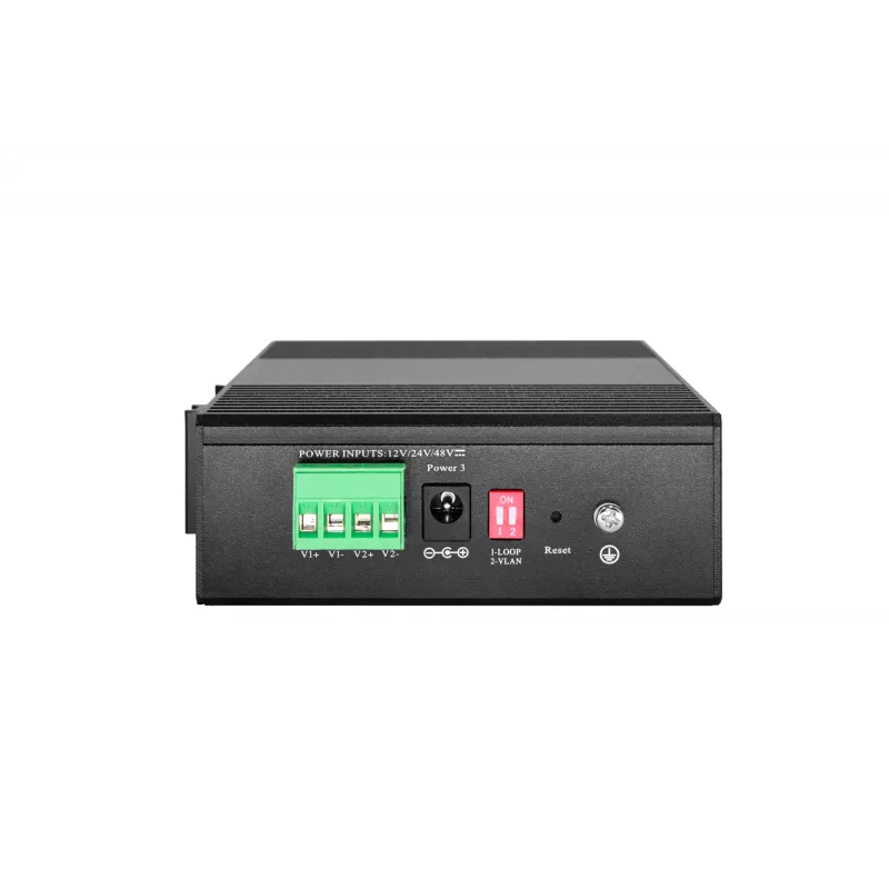 Managed Switch LevelOne Hilbert 5-portový priemyselný Gigabit PoE Smart Lite Switch