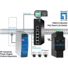 Managed Switch LevelOne Hilbert 5-portový priemyselný Gigabit PoE Smart Lite Switch