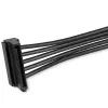 StarTech.com 4x SATA napájací rozbočovač (adaptérový kábel), SATA 15-pin, 4 x SATA, 0,4 m, samec, samica, čierny