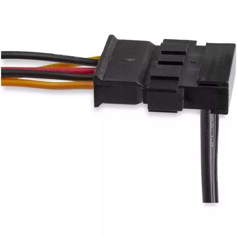 StarTech.com 4x SATA napájací rozbočovač (adaptérový kábel), SATA 15-pin, 4 x SATA, 0,4 m, samec, samica, čierny
