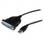 StarTech.com 6 ft USB na DB25 paralelný adaptérový kábel pre tlačiareň - M/F