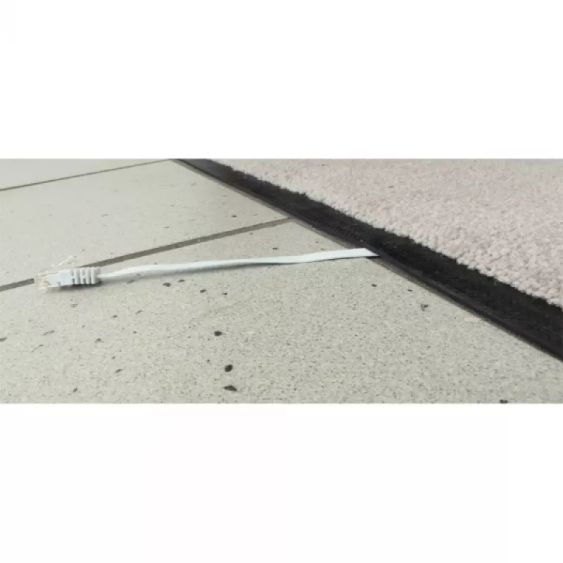 InLine plochý ultra-slim patch kábel U/UTP Cat.6 gigabitový čierny 3m