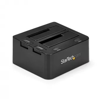 StarTech.com Dual-Bay USB 3.0 na SATA dokovacia stanica pre pevné disky, USB dok pre pevné disky, externá 2,5/3,5