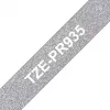 Brother TZE-PR935 popisovacia páska biela na striebornú