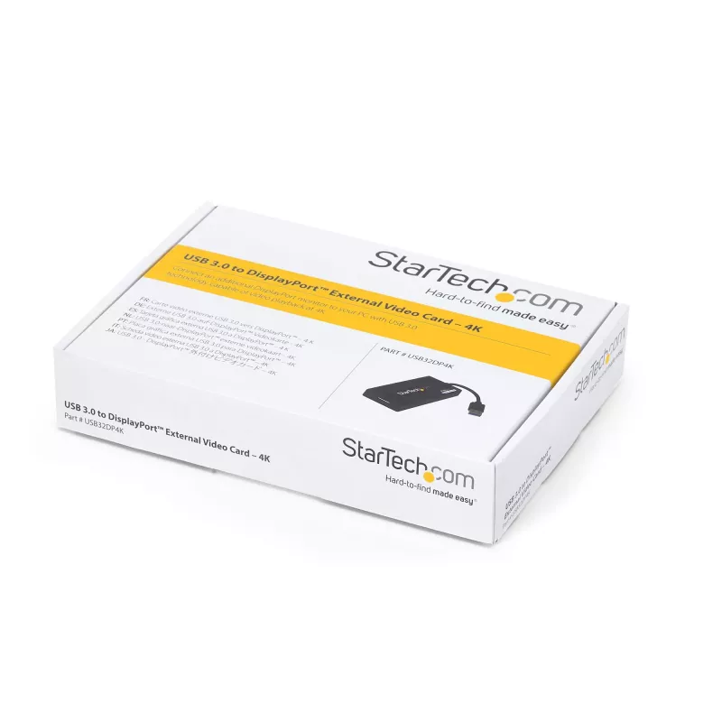 StarTech.com USB 3.0 na DisplayPort adaptér - DisplayLink certifikovaný - 4K 30Hz