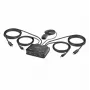 StarTech.com 2-portový USB-C káblový KVM switch, 4K 60Hz DisplayPort výstup, kompaktný KVM s integrovanými 1,2m USB Type-C/audio káblami, napájaný zbernicou - diaľkový ovládač/hotkey prepínanie