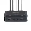 StarTech.com 2-portový USB-C káblový KVM switch, 4K 60Hz DisplayPort výstup, kompaktný KVM s integrovanými 1,2m USB Type-C/audio káblami, napájaný zbernicou - diaľkový ovládač/hotkey prepínanie