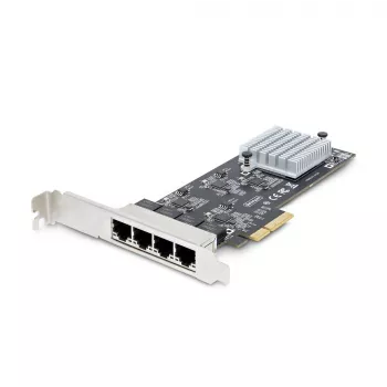 StarTech.com 4-portová 2,5-Gbit/s NBASE-T PCIe sieťová karta, Intel I225-V, štvorportová počítačová sieťová karta, Multi-Gigabit NIC, PCI Express serverová LAN karta, desktopové Ethernet rozhranie
