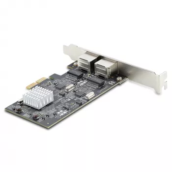 StarTech.com 2-portová 2.5Gbps NBASE-T PCIe sieťová karta, Intel I225-V, dvojportová počítačová sieťová karta, Multi-Gigabit NIC, PCI Express serverová LAN karta, desktopové Ethernet rozhranie