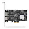 StarTech.com 2-portová 2.5Gbps NBASE-T PCIe sieťová karta, Intel I225-V, dvojportová počítačová sieťová karta, Multi-Gigabit NIC, PCI Express serverová LAN karta, desktopové Ethernet rozhranie