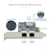 StarTech.com 2-portová 2.5Gbps NBASE-T PCIe sieťová karta, Intel I225-V, dvojportová počítačová sieťová karta, Multi-Gigabit NIC, PCI Express serverová LAN karta, desktopové Ethernet rozhranie