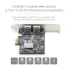 StarTech.com 2-portová 2.5Gbps NBASE-T PCIe sieťová karta, Intel I225-V, dvojportová počítačová sieťová karta, Multi-Gigabit NIC, PCI Express serverová LAN karta, desktopové Ethernet rozhranie