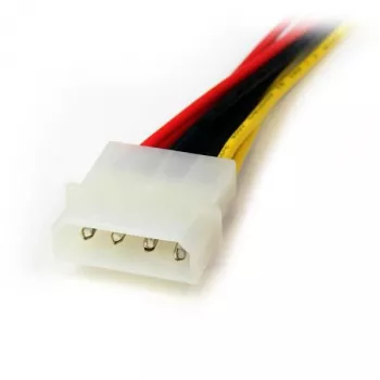 StarTech.com 30,5 cm LP4 na 2x SATA napájací Y kábel adaptér, Molex (4-pinový), 2 x SATA 15-pinový, 0,304 m, konektor samec, rovný, rovný
