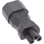 InLine napájací adaptér IEC 60320 C14 / C5, 3-pinový, IEC zariadenie / notebook