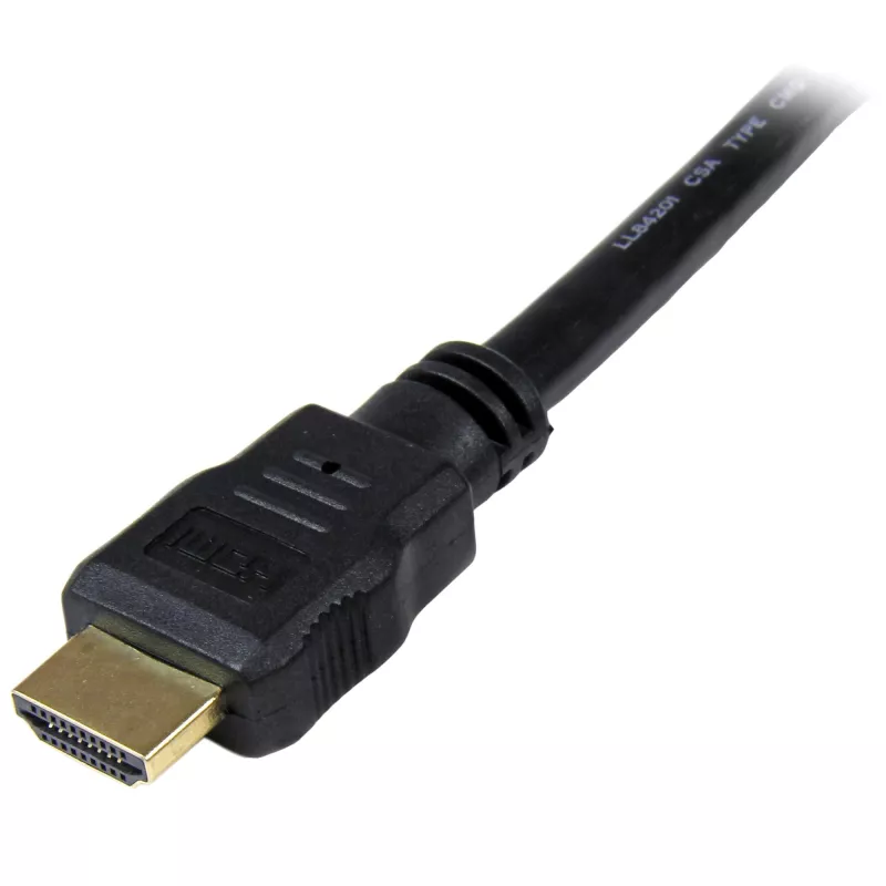StarTech.com HDMM5M 5 m (16,4 ft) kábel HDMI High Speed, Ultra HD 4K x 2K, HDMI 1.4, pozlátené kontakty, 28AWG, samec/samec, čierny