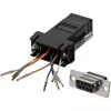 StarTech.com DB9 na RJ45 modulárny adaptér - F/F, DB-9, RJ-45, čierny