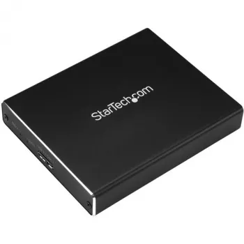 StarTech.com dvojslotové puzdro na disky pre M.2 SATA SSD - USB 3.1 (10 Gbit/s) - RAID