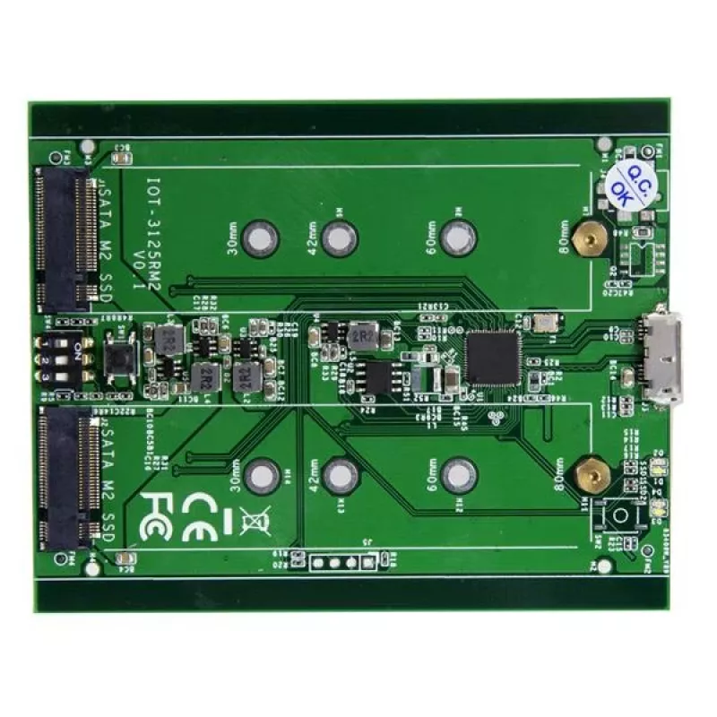 StarTech.com dvojslotové puzdro na disky pre M.2 SATA SSD - USB 3.1 (10 Gbit/s) - RAID