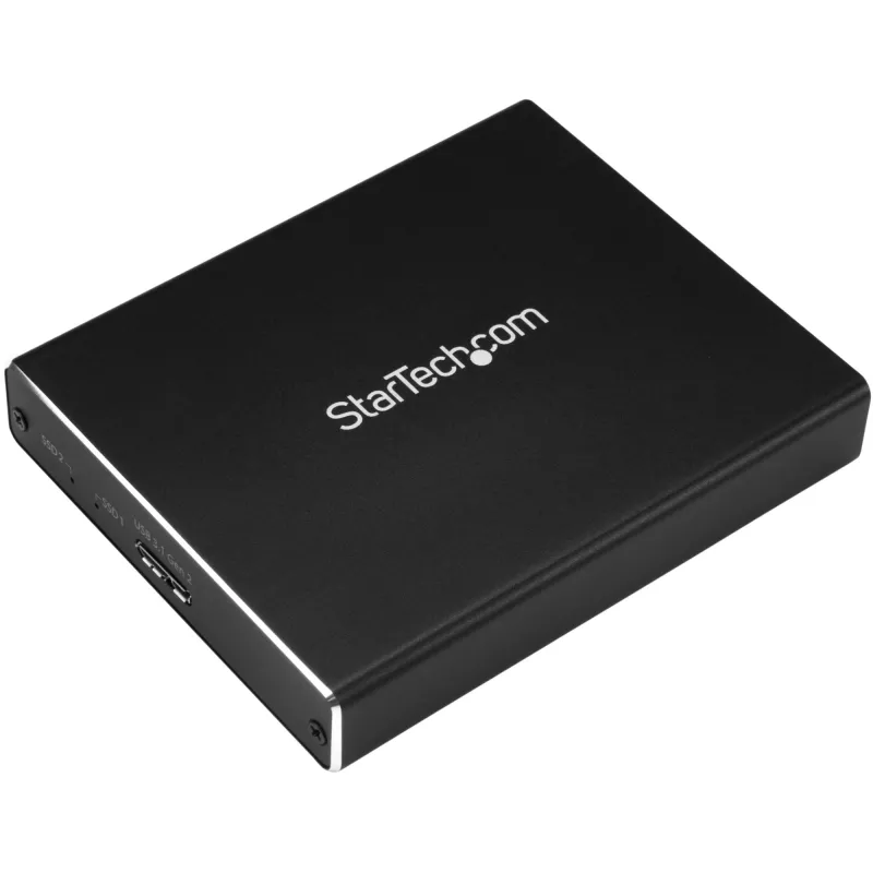 StarTech.com dvojslotové puzdro na disky pre M.2 SATA SSD - USB 3.1 (10 Gbit/s) - RAID