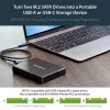 StarTech.com dvojslotové puzdro na disky pre M.2 SATA SSD - USB 3.1 (10 Gbit/s) - RAID
