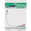 InLine patch kábel S/FTP PiMF kat.6 250 MHz PVC meď biely 0,25 m