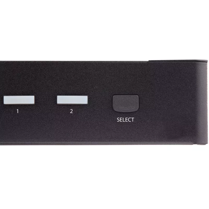 StarTech.com 2-portový HDMI KVM switch - jednomonitorový 4K 60Hz Ultra HD HDR - desktopový HDMI 2.0 KVM switch s 2-portovým USB 3.0 hubom (5 Gbit/s) a 4x USB 2.0 HID, audio - hotkey prepínanie - TAA
