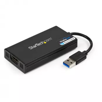 StarTech.com USB 3.0 na HDMI adaptér - 4K 30Hz Ultra HD - DisplayLink certifikovaný - USB Type-A na HDMI display adaptér konvertor pre monitor - externá video a grafická karta - Mac a Windows