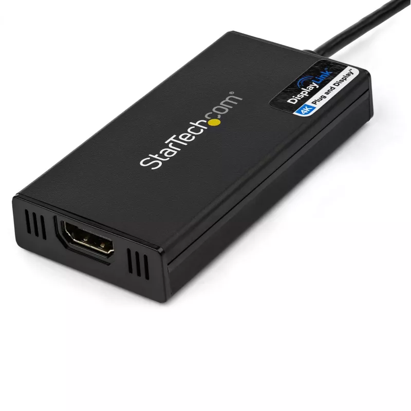 StarTech.com USB 3.0 na HDMI adaptér - 4K 30Hz Ultra HD - DisplayLink certifikovaný - USB Type-A na HDMI display adaptér konvertor pre monitor - externá video a grafická karta - Mac a Windows