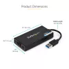 StarTech.com USB 3.0 na HDMI adaptér - 4K 30Hz Ultra HD - DisplayLink certifikovaný - USB Type-A na HDMI display adaptér konvertor pre monitor - externá video a grafická karta - Mac a Windows