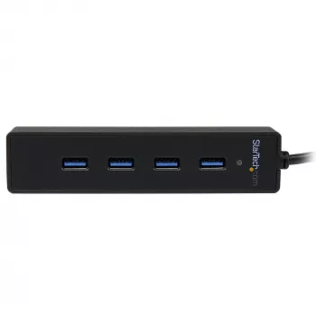 StarTech.com 4-portový prenosný SuperSpeed USB 3.0 hub s integrovaným káblom