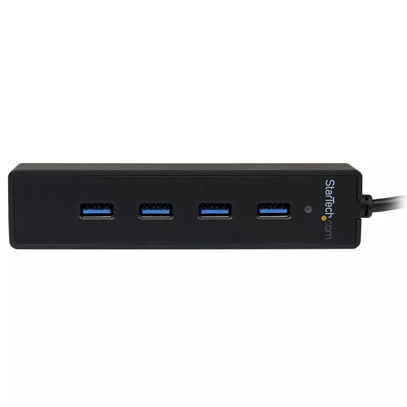 StarTech.com 4-portový prenosný SuperSpeed USB 3.0 hub s integrovaným káblom