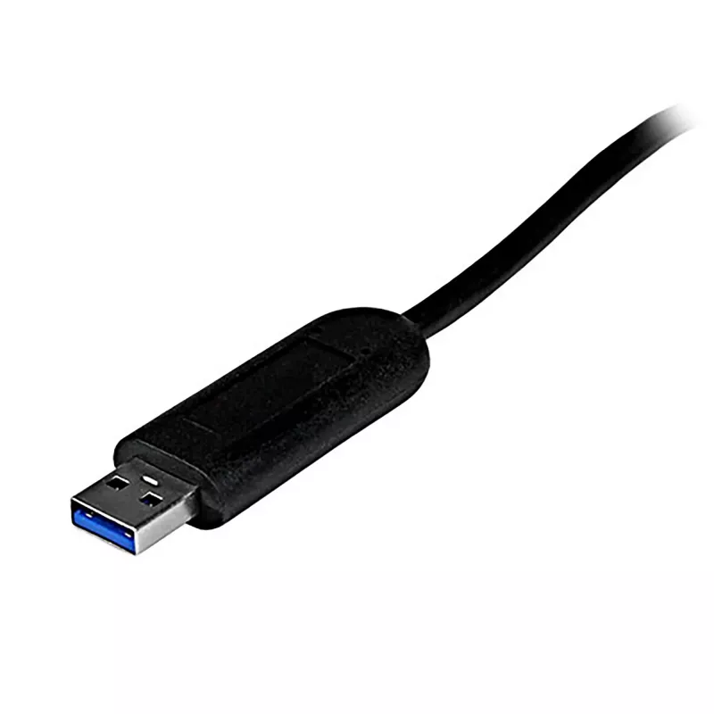 StarTech.com 4-portový prenosný SuperSpeed USB 3.0 hub s integrovaným káblom
