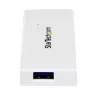 StarTech.com prenosný 4-portový SuperSpeed Mini USB 3.0 hub – biely