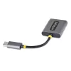 StarTech.com USB-C rozbočovač pre slúchadlá, USB Type-C adaptér pre dvojité headset s mikrofónovým vstupom, USB-C na 3,5-mm audio adaptér/slúchadlový dongle, USB-C na audio konektor samica/aux výstup, 24-bit DAC