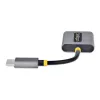 StarTech.com USB-C rozbočovač pre slúchadlá, USB Type-C adaptér pre dvojité headset s mikrofónovým vstupom, USB-C na 3,5-mm audio adaptér/slúchadlový dongle, USB-C na audio konektor samica/aux výstup, 24-bit DAC