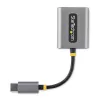 StarTech.com USB-C rozbočovač pre slúchadlá, USB Type-C adaptér pre dvojité headset s mikrofónovým vstupom, USB-C na 3,5-mm audio adaptér/slúchadlový dongle, USB-C na audio konektor samica/aux výstup, 24-bit DAC