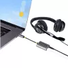StarTech.com USB-C rozbočovač pre slúchadlá, USB Type-C adaptér pre dvojité headset s mikrofónovým vstupom, USB-C na 3,5-mm audio adaptér/slúchadlový dongle, USB-C na audio konektor samica/aux výstup, 24-bit DAC