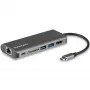 StarTech.com USB-C multiport adaptér, prenosný USB-C dock na 4K HDMI, 2x USB 3.0 hub, SD/SDHC, GbE, 60W PD pass-through – USB Type-C/Thunderbolt 3 – NAHRADENÉ DKT30CHSDPD1