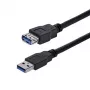 StarTech.com 1m čierny SuperSpeed USB 3.0 predlžovací kábel A na A - M/F