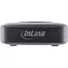 InLine Qi Powerstation Multiport nabíjačka, 4x USB-C + 2x USB-A, GaN 100 W, bezdrôtové nabíjanie 15 W, čierna (31517K)