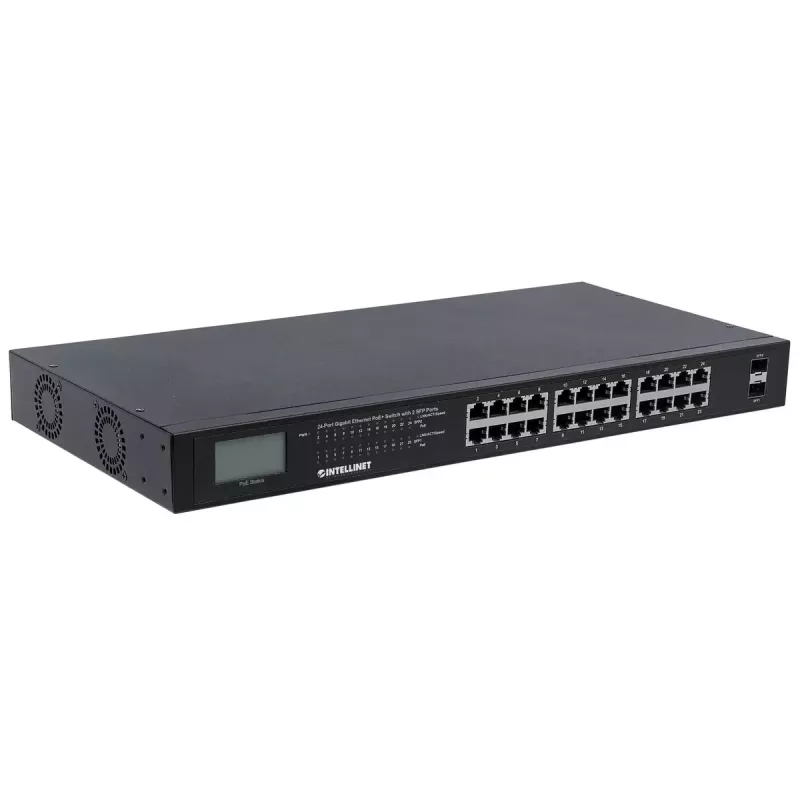 Nespravovaný switch Intellinet 24-portový Gigabit Ethernet PoE+ 561242