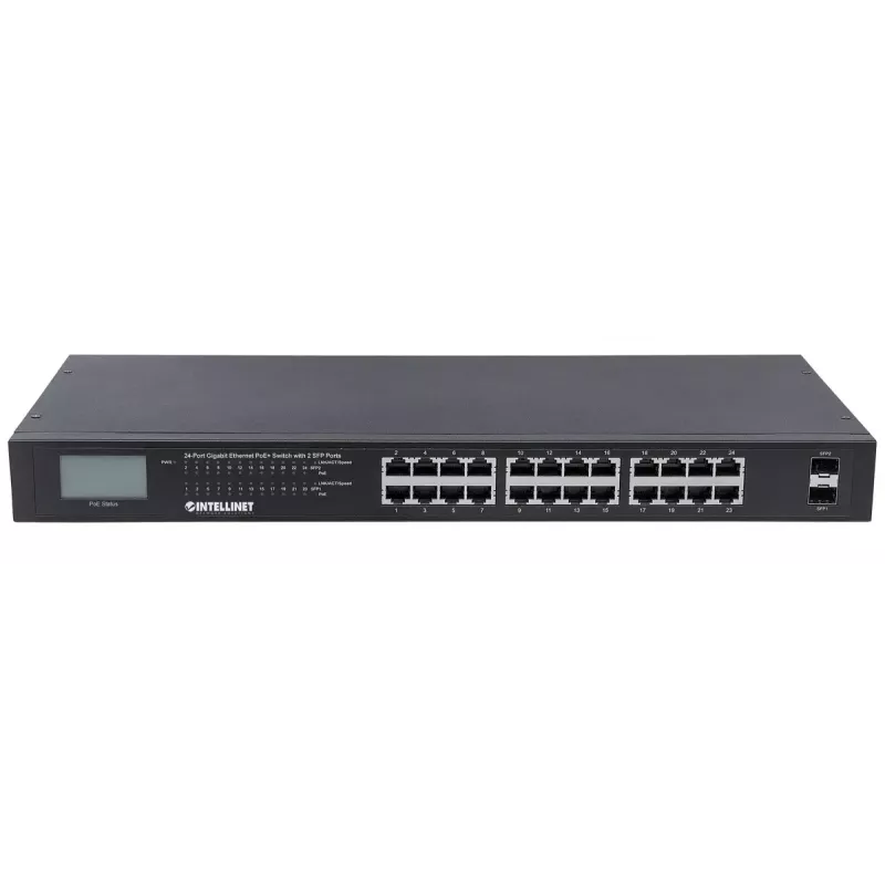 Nespravovaný switch Intellinet 24-portový Gigabit Ethernet PoE+ 561242
