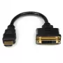 StarTech.com 8in HDMI na DVI-D video kábel adaptér – HDMI konektor samec na DVI konektor samica