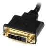 StarTech.com 8in HDMI na DVI-D video kábel adaptér – HDMI konektor samec na DVI konektor samica