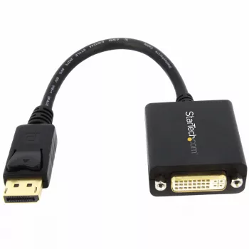 StarTech.com DisplayPort na DVI adaptér - DisplayPort na DVI-D adaptér videokonvertor 1080p - DP 1.2 na DVI monitor/display káblový adaptér dongle - DP na DVI adaptér - uzamykateľný DP konektor