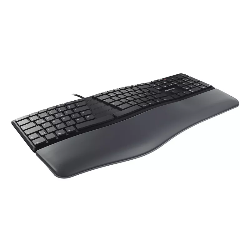 CHERRY KC 4500 ERGO klávesnica univerzálna USB QWERTY US anglická čierna