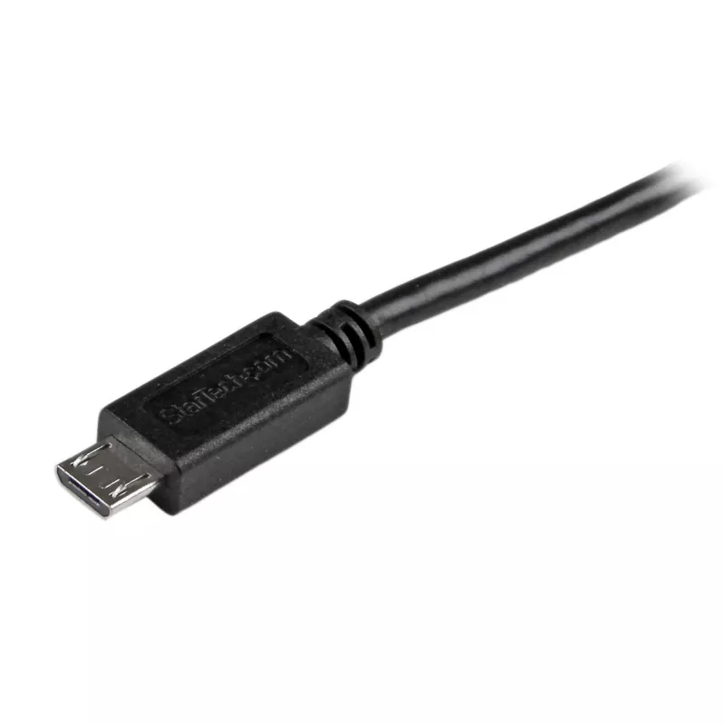 StarTech.com USBAUB50CMBK tenký kábel Micro-USB, USB-A na Micro-USB B, USB 2.0, 0,5 m, M/M, čierny