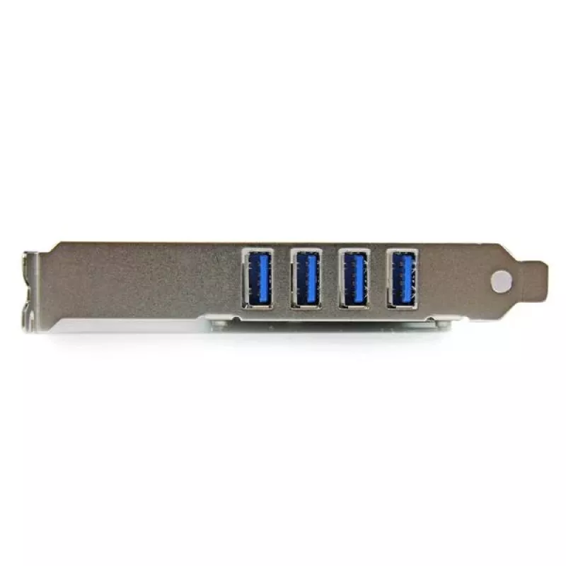 StarTech.com 4-portová PCI Express PCIe SuperSpeed USB 3.0 radičová karta adaptér s UASP – SATA napájanie